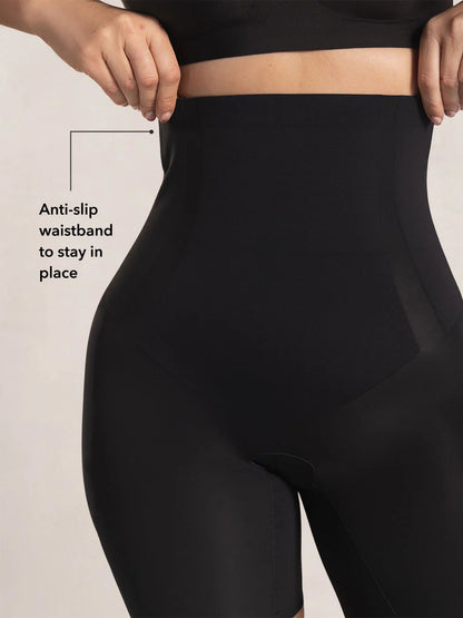 Seamless High-Waist Smoothing Shaper Shorts – FitSculpt™
