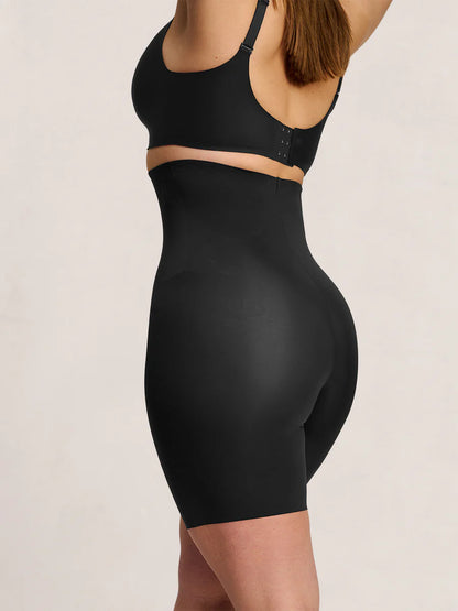 Seamless High-Waist Smoothing Shaper Shorts – FitSculpt™